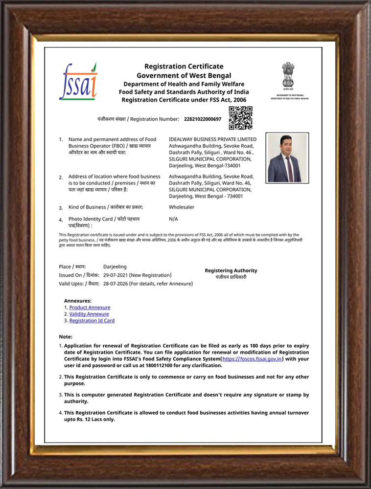 FSSAI Certificate